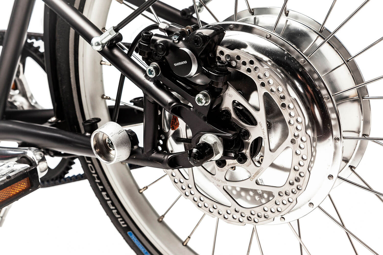 VELLO Bike+ Shimano Scheibenbremse Elektro-Motor Zehus
